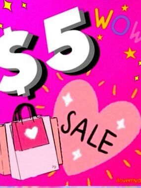 $5.00 SALE ALL  CATERGORIES INVENTORY CLEARANCE